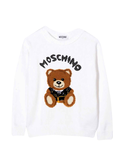 Moschino Kids' White Shirt Unisex In Cloud