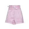 Philosophy Di Lorenzo Serafini High Waist Denim Shorts In Red