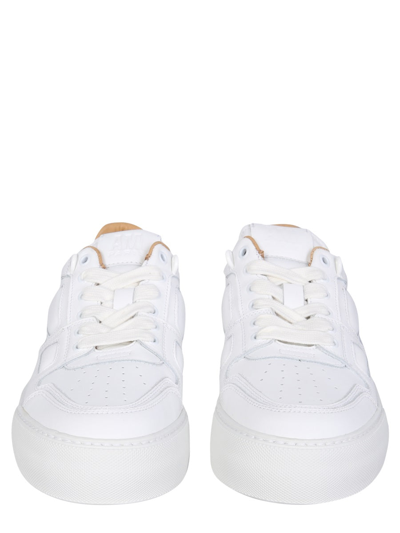 Ami Alexandre Mattiussi Leather Sneakers Unisex In White