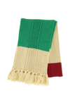 GUCCI GUCCI KIDS FRINGED EDGE KNITTED SCARF