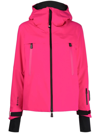 Moncler Chanavey Tech Fleece Jacket In Pink