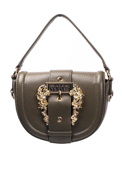 Versace Jeans Couture Baroque-buckle Bag In Grün