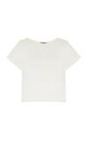 Éterne Ssense Exclusive White Crop Baby T-shirt In Ivory