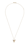 SYDNEY EVAN 14K GOLD; DIAMOND NECKLACE