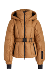 Cordova Women's Monterosa Belted Shell Down Puffer Jacket In Brown