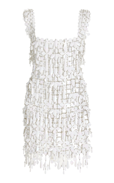Rabanne Women's Exclusive Assemblage Mini Dress In White | ModeSens