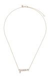 SYDNEY EVAN 14K GOLD; DIAMOND NECKLACE