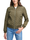 Levi's Diamond Quilted Bomber Jacket In Army Green