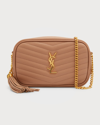 Saint Laurent Lou Mini Ysl Grain De Poudre Camera Crossbody Bag