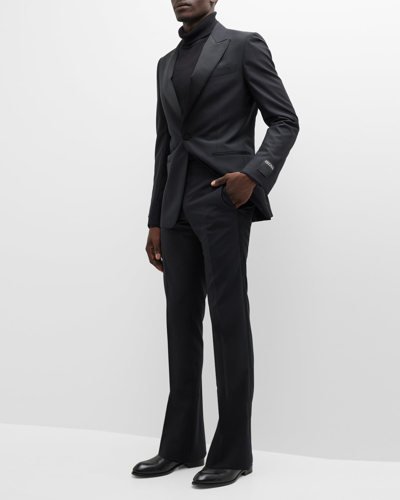 ZEGNA MEN'S SARTORIAL WOOL AND SILK TUXEDO