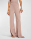 Splendid Wide-leg Knit Sweater Pants In Kashmiri Chai
