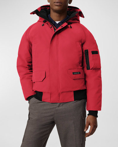 Canada Goose Men's Chilliwack Bomber Jacket In Fortune Red