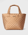 MZ WALLACE METRO DELUXE SMALL QUILTED NYLON TOTE BAG