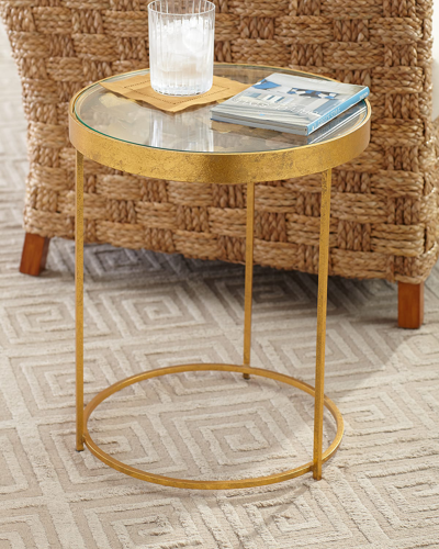 Jamie Young Butterfly Side Table In Gold