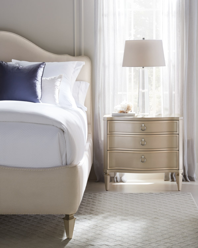 Caracole Next To Me Night Stand In Radiant Pearl