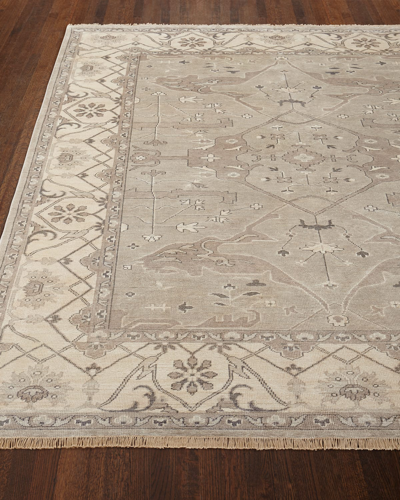 Nourison Chedington Rug, 9" X 12" In Silver