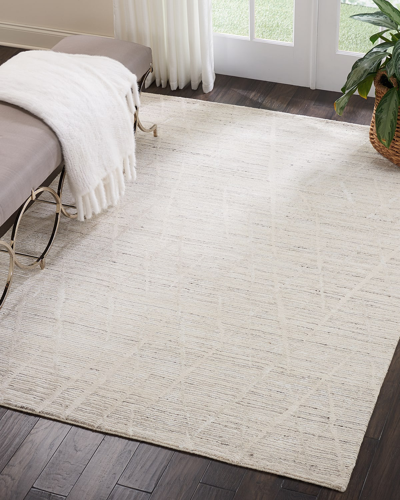 Nourison Skarlen Hand-knotted Rug, 9' X 12' In Pearl