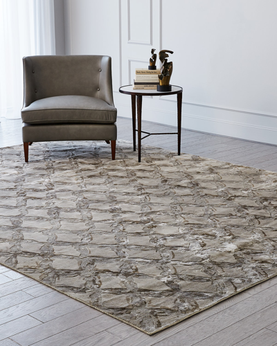 Global Views Prism Hand-woven Rug, 9' X 12' In Taupe