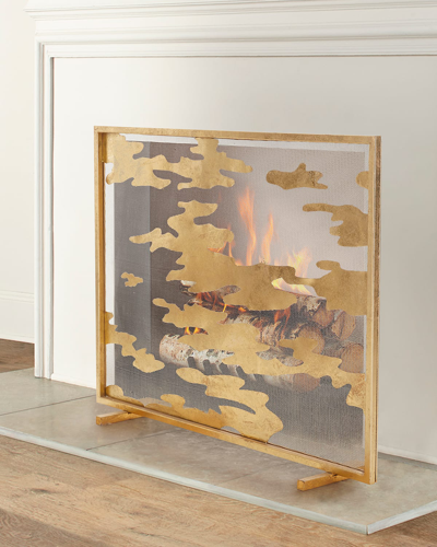 Ashley Childers For Global Views Stratus Fireplace Screen