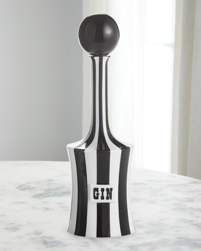 Jonathan Adler Vice Gin Decanter In Schwarz