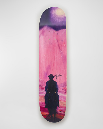 The Skateroom Looking For An Enlightened Cowboy By Jules De Balincourt Skateboard Wall Art, Hand-signed