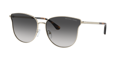 Michael Kors Woman Sunglasses Mk1120 Salt Lake City In Dark Grey Gradient