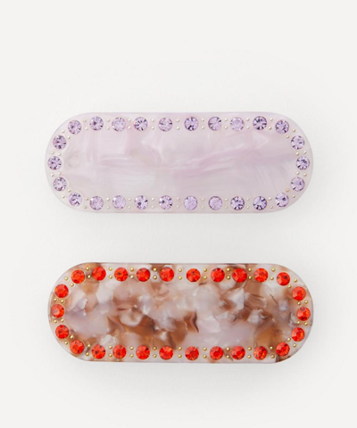 Tort Zadi Hair Clips Set Of Two In Multi