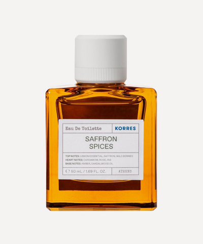 Korres Saffron Spices Eau De Toilette 50ml