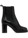 Isabel Marant Black Black Lalix Leather Ankle Boots In Black