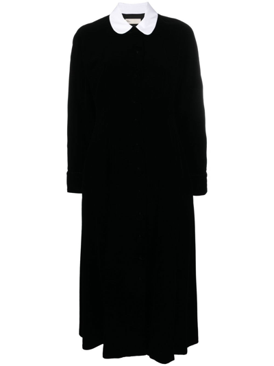 Tory Burch Peter Pan Collar Dress In Black