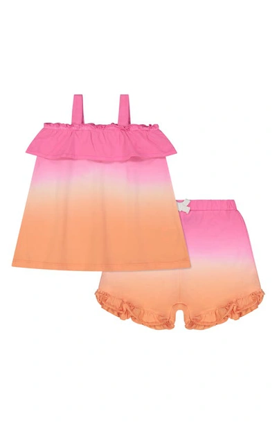 Andy & Evan Babies' Ombré Jersey Tank & Shorts Set In Pink Ombre