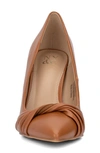 New York And Company Monique Twist Pump In Cognac