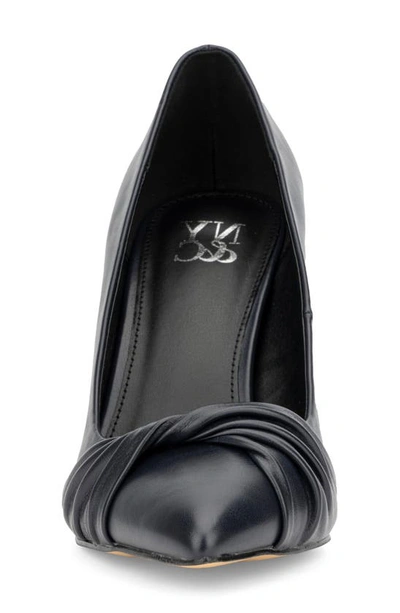 New York And Company Monique Twist Pump In Navy