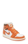 Jordan Air  1 Retro High Basketball Sneaker In White/ Starfish/ Cacao/ Sail