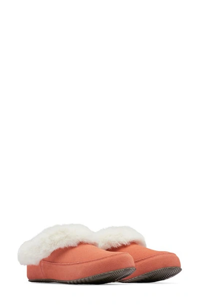 Sorel Go Coffee Run Slipper In Paradox Pink/ Sea Salt
