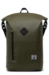 Herschel Supply Co Roll Top Backpack In Ivy Green