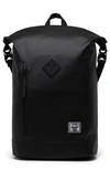 Herschel Supply Co Roll Top Backpack In Black