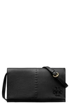 Tory Burch Mcgraw Wallet Leather Crossbody Bag In Black
