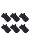K. Bell Socks 6-pack Assorted No-show Socks In Black