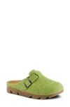 Flexus By Spring Step Clogger Mule In Green