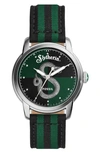 FOSSIL X HARRY POTTER™ LIMITED EDITION SLYTHERIN™ HOGWARTS™ HOUSE STRAP WATCH, 40MM