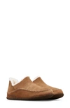 Sorel Men's Manawan Ii Faux Fur-lined Suede Slipper Shoes In Elk