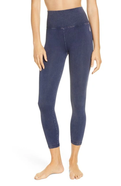 Free People Fp Movement Good Karma Leggings In Navy