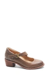 Halsa Footwear Mia Mary Jane In Taupe