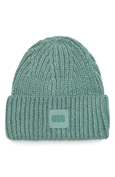 Ugg Chunky Ribbed Beanie In Yellow