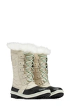 Sorel Women's Tofino Ii Coated Canvas & Faux Fur Lace-up Winter Boots In Fawn Sea Sprite