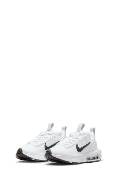 Nike Air Max Intrlk Lite Little Kids' Shoes In White/ Photon / Grey/ Black
