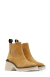 Sorel Hi-line Chelsea Boot In Geo Yellow/ Jet