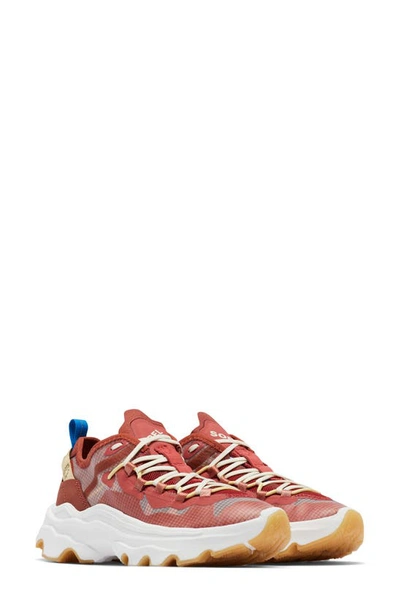 Sorel Women's Kinetic Breakthru Tech Lace-up Sneakers Women's Shoes In Warp Red/ Glaze