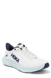 Hoka Solimar Running Shoe In Blanc De Blanc / Blue Glass